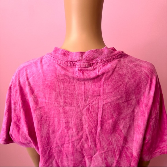 Vintage 90’s Pink Tie Dye Vancouver Aquarium T-shirt - Picture 11 of 11